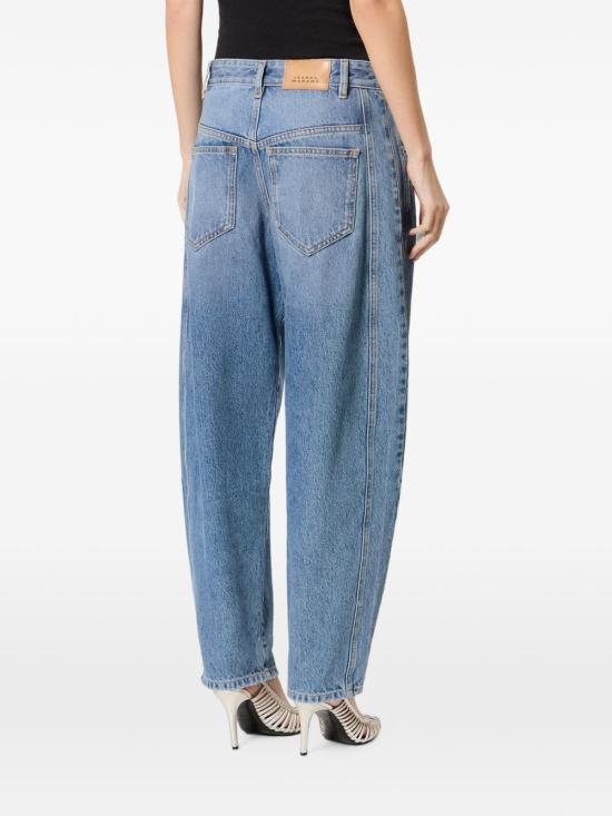  이자벨마랑 오리안 페이디드 데님 배럴 진 PA0584FA D1H04I30LU AI26 BLUE - ISABEL MARANT