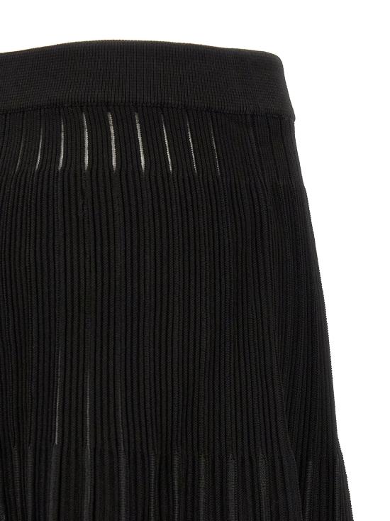  발망 스커트 LDHF1LBB53KK100PA BLACK - BALMAIN