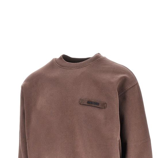 26FW 자크뮈스 그로그랭 스웨트 셔츠 SSM00206AJ00126 Brown - JACQUEMUS