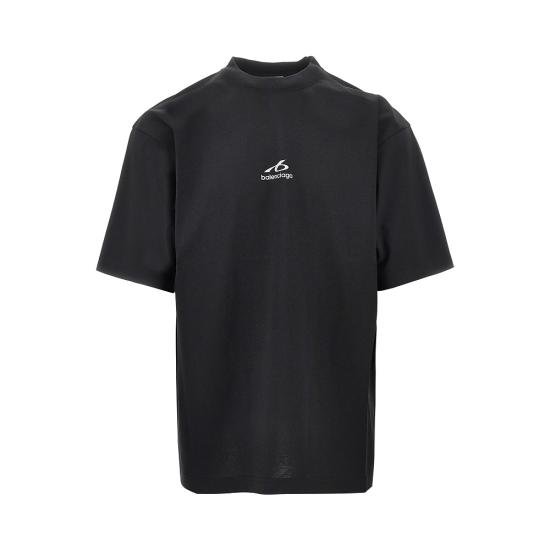 26FW 발렌시아가 바디스 미디움 핏 티셔츠 바디스 미디움 핏 티셔츠 764235TUVO7 Black