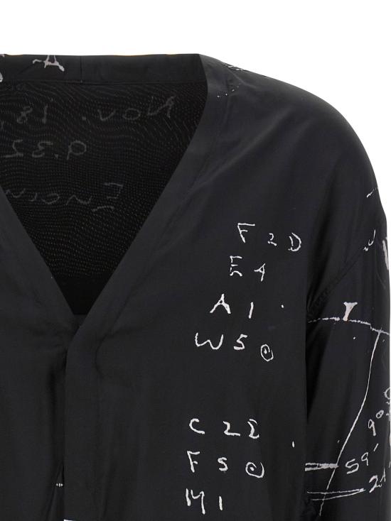  릭 오웬스 셔츠 LDRU01F2295KP109 BLACK - RICK OWENS