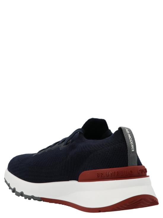  브루넬로 쿠치넬리 스니커즈 LDMZUPMBO252CP307 NAVY - BRUNELLO CUCINELLI