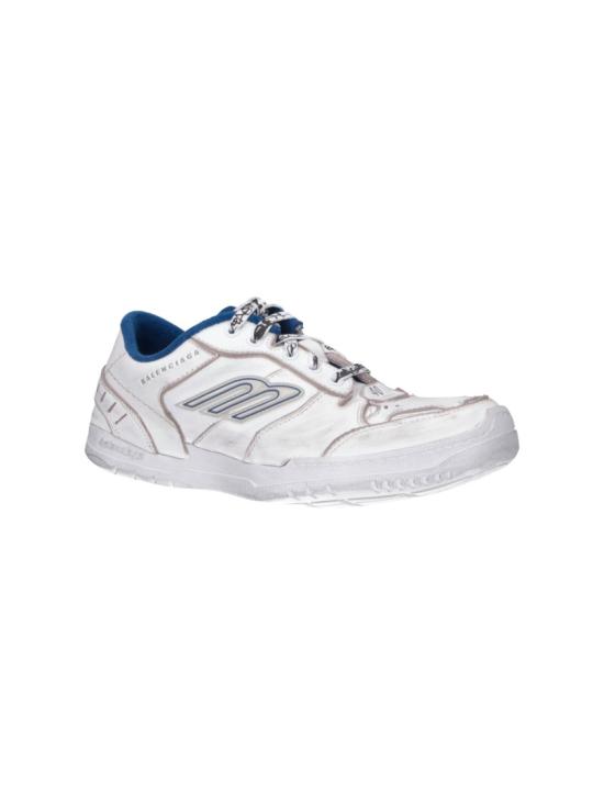 26FW 발렌시아가 햄튼스 미디움 원 아웃 스니커즈 841765 WCURB9141 White - BALENCIAGA