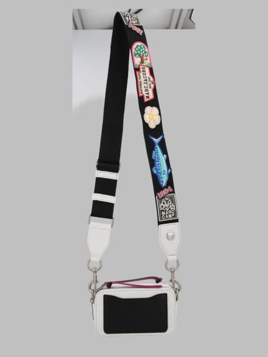  마크제이콥스 가방 마크 제이콥스 더 캠프 패치워크 데님 숄더백 화이트 - MARC JACOBS