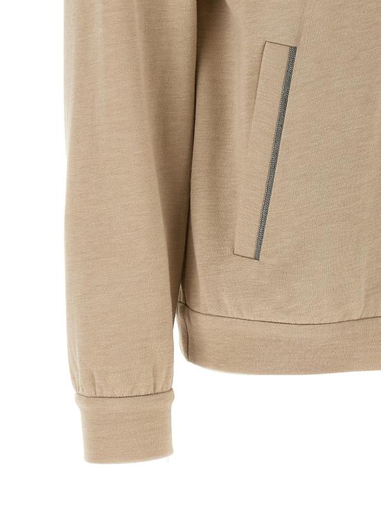  브루넬로 쿠치넬리 후드 티셔츠 LDMD828SB806C9066 BEIGE - BRUNELLO CUCINELLI