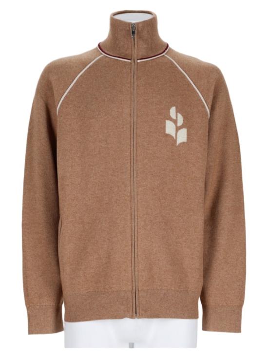 26FW 이자벨마랑 세르지오 스포티 니트 가디건 CA0171HA D1L06HCMLG Brown