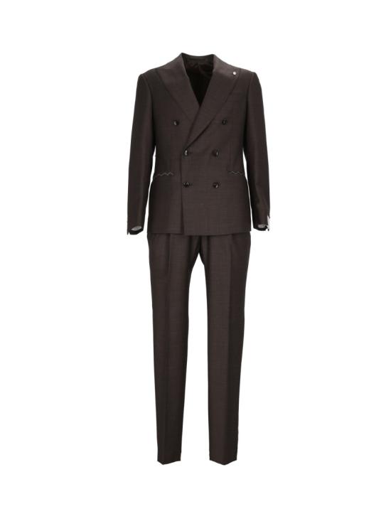 26FW 루이지 비안끼 수트 3357 63515 Black