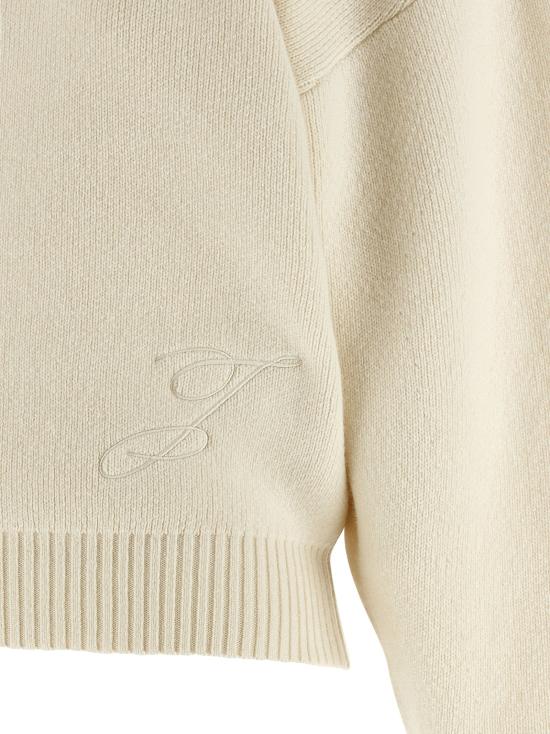  자크뮈스 스웨터 LD25HSWW00624AK00278110 CREAM - JACQUEMUS