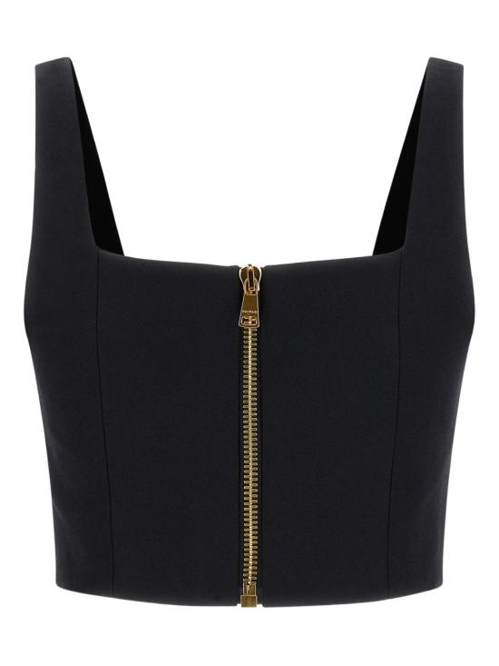 발망 탑 GF1AB520WC090PA P26 BLACK - BALMAIN