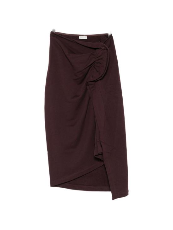 26FW 드리스 반 노튼 스커트 0111304610358 Burgundy