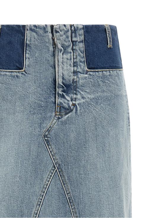  마르지엘라 스커트 LDS51MI0011S30561988 BLUE - MAISON MARGIELA