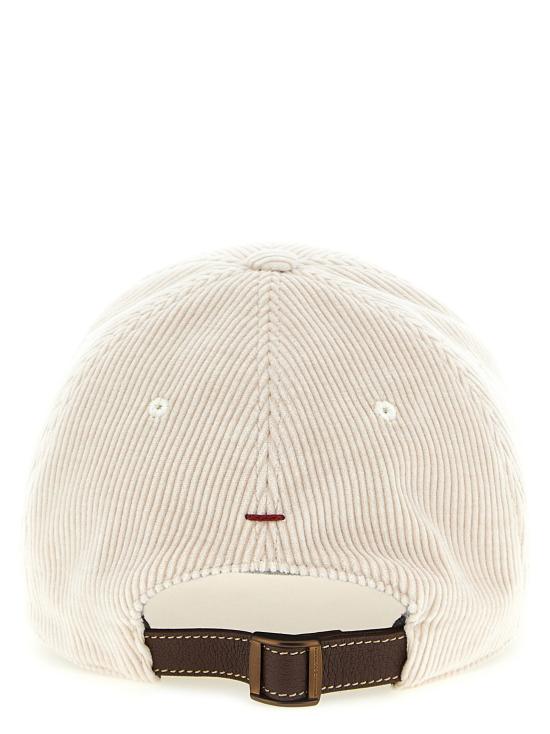  브루넬로 쿠치넬리 볼캡 LDMY4999850CAA75 CREAM - BRUNELLO CUCINELLI