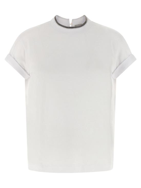  브루넬로 쿠치넬리 탑 LDM0T18BD200C159 WHITE