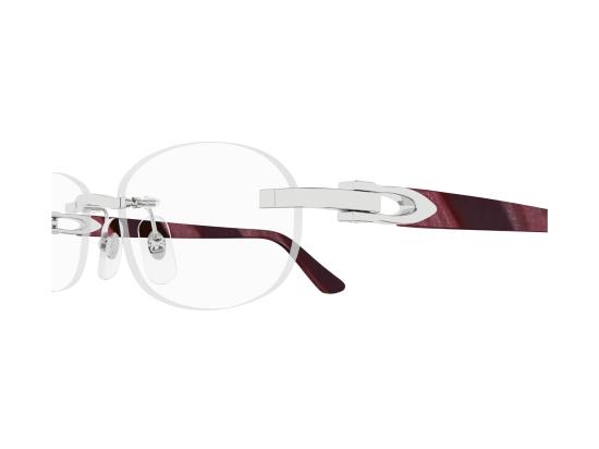 26FW 까르띠에 림리스 무테 안경 CT0455OJ SILVER - CARTIER