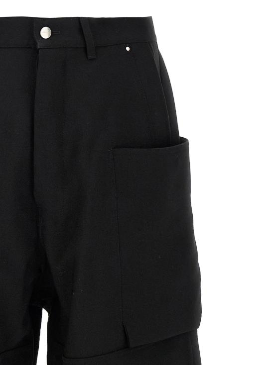  릭 오웬스 카고 팬츠 LDRU02E1346WGP09 BLACK - RICK OWENS