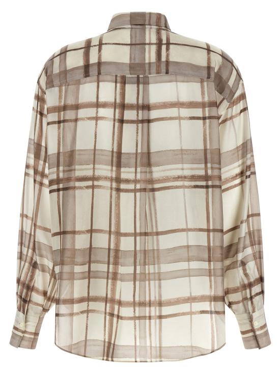  브루넬로 쿠치넬리 셔츠 LDMP968NN406C015 TAUPE - BRUNELLO CUCINELLI