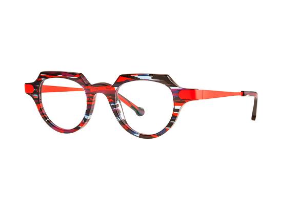 26SS 테오 아이웨어 안경 COUPLE 010 BLUE RED ECAIL FLUO RED MULTICOLOR