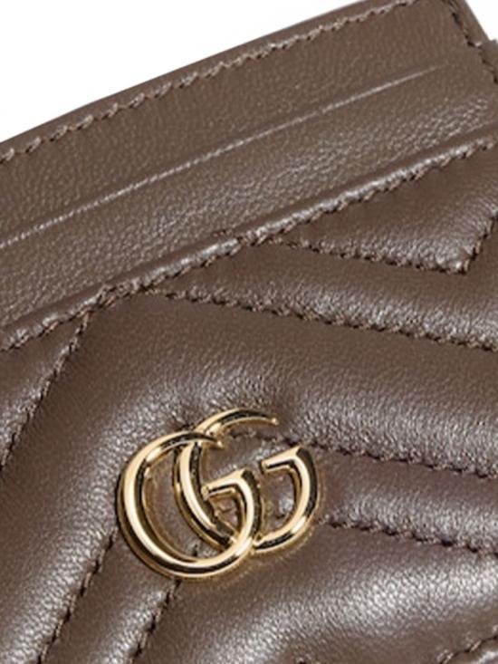 26FW 구찌 GG 마몽 카드지갑 구찌 443127AAGUV2818 Grey - GUCCI