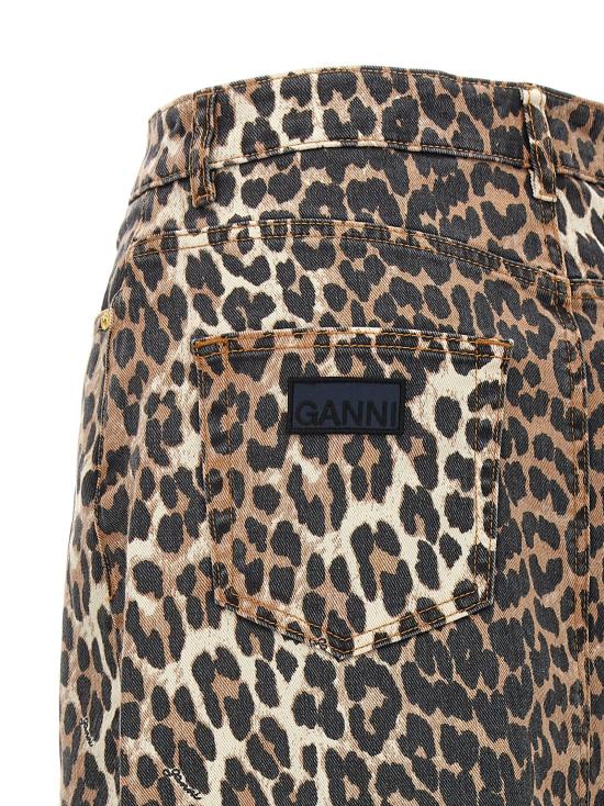  가니 스커트 LDJ1445943 BROWN - GANNI