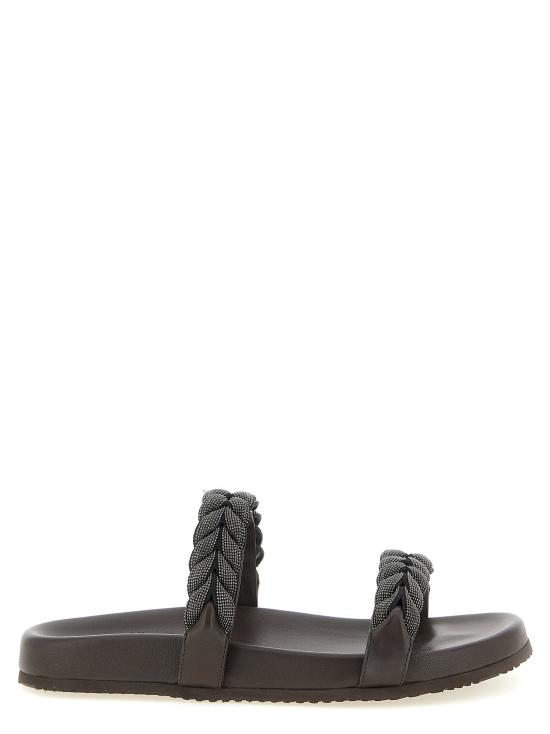  브루넬로 쿠치넬리 샌들 LDMZGAG3159C8279 BLACK