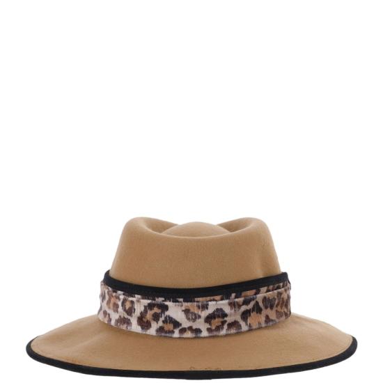 26FW 알렉시아 알바레즈 데 톨레도 모자 FEDORAANIMALPRINT Neutrals - ALEXIA ALVAREZ DE TOLEDO