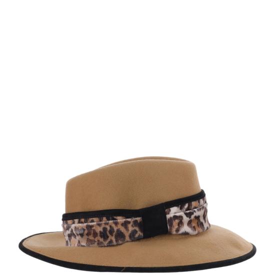 26FW 알렉시아 알바레즈 데 톨레도 모자 FEDORAANIMALPRINT Neutrals - ALEXIA ALVAREZ DE TOLEDO