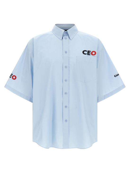  발렌시아가 셔츠 LD839187TNM604200 LIGHT BLUE