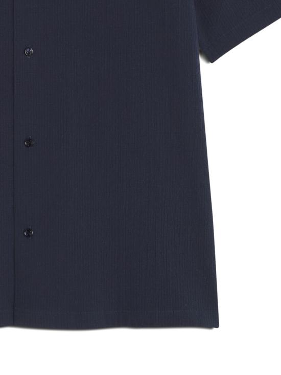  메종키츠네 셔츠 QM00407WC50820413 P26 NAVY - MAISON KITSUNE