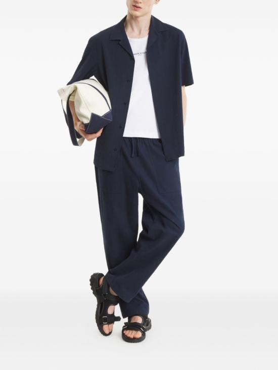  메종키츠네 셔츠 QM00407WC50820413 P26 NAVY - MAISON KITSUNE