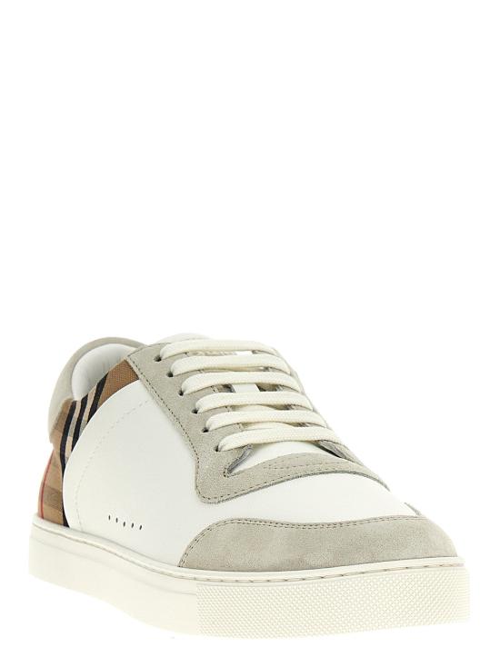  버버리 스니커즈 LD8069089NTWHTARBEIGEIPCHK CREAM - BURBERRY