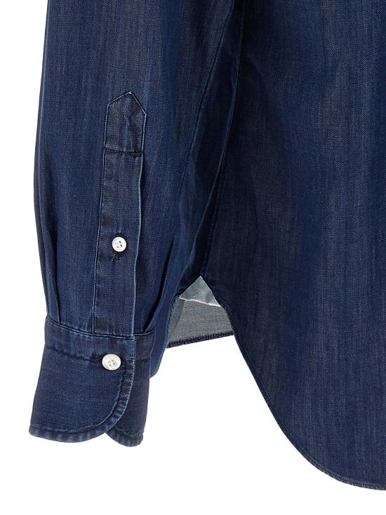 피나모레 셔츠 LDC0512D11 NAVY - FINAMORE