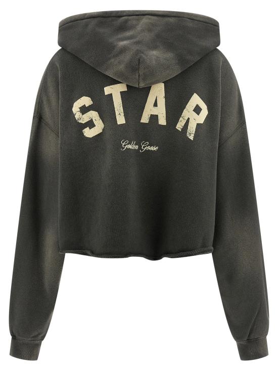  골든구스 후드 티셔츠 LDGWP02699P0025136066660666 GRAY - GOLDEN GOOSE