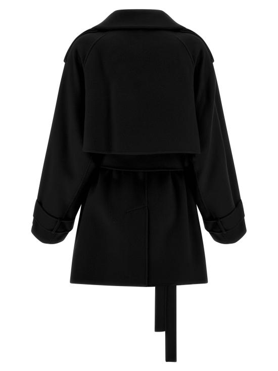  스포트막스 트렌치 코트 LD2522016063600013 BLACK - SPORTMAX
