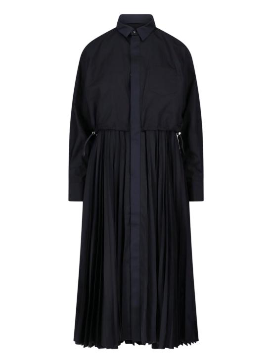 26FW 사카이 미디 원피스 26 08738 001 BLACK