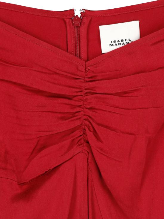 26FW 이자벨마랑 미디 스커트 JU0575FA D4J22I 70RD RED - ISABEL MARANT