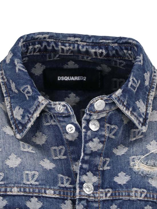 26FW 디스퀘어드2 셔츠 S74DM1043 D30023 470 BLUE - DSQUARED2