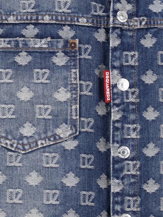 26FW 디스퀘어드2 셔츠 S74DM1043 D30023 470 BLUE - DSQUARED2