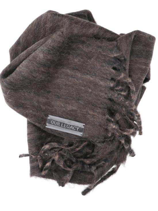 26FW 아워레가시 머플러/스카프 A4268EC CHOCO PRESSED WAVE ALPACA BROWN - OUR LEGACY