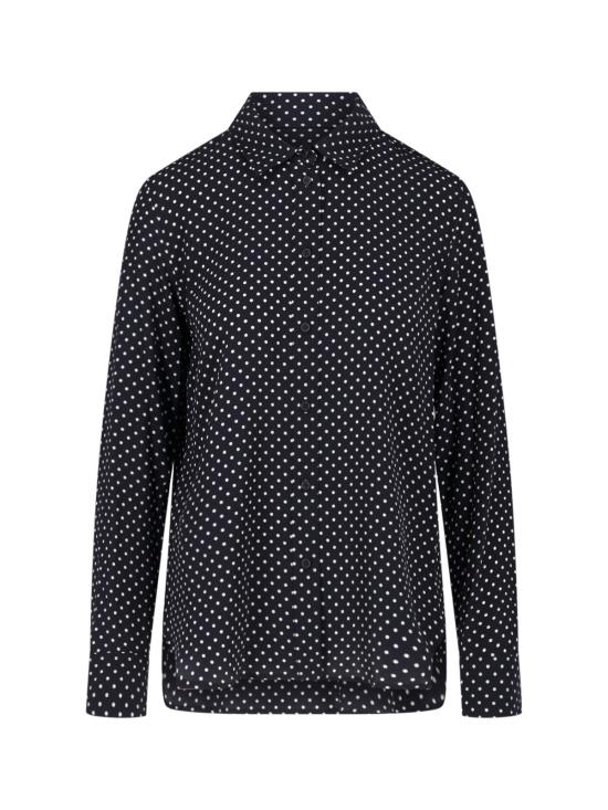 26FW 닐리로탄 셔츠 12035 W1724 OBSIDIAN IVORY POLKA DOT BLACK