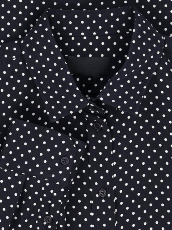 26FW 닐리로탄 셔츠 12035 W1724 OBSIDIAN IVORY POLKA DOT BLACK - NILI LOTAN