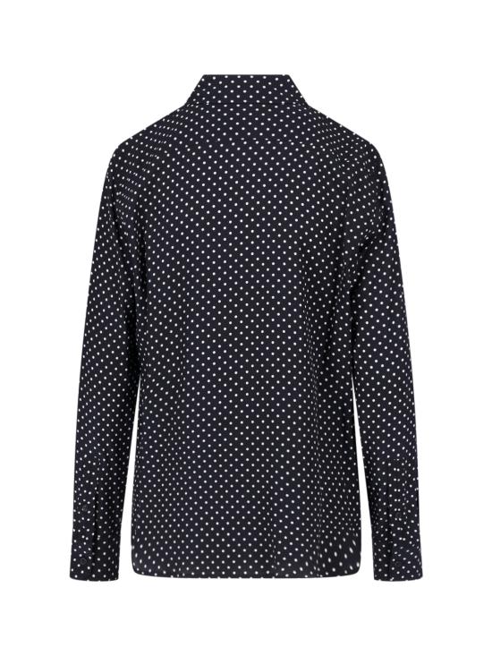 26FW 닐리로탄 셔츠 12035 W1724 OBSIDIAN IVORY POLKA DOT BLACK - NILI LOTAN