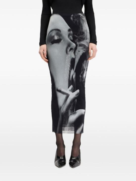 26FW 장 폴 고티에 스커트 SK085 M031P 000201 Black - JEAN PAUL GAULTIER