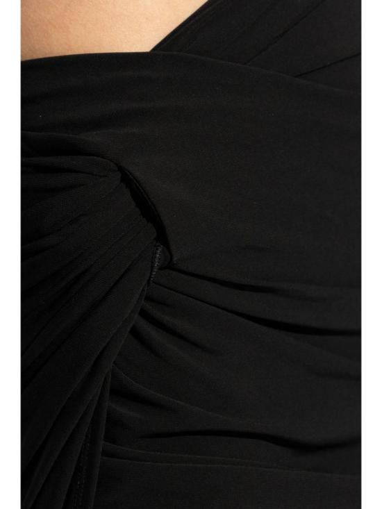  자크뮈스 라 코헤지에 드레이프 미니 스커트 243SK0642381990 P25 BLACK - JACQUEMUS