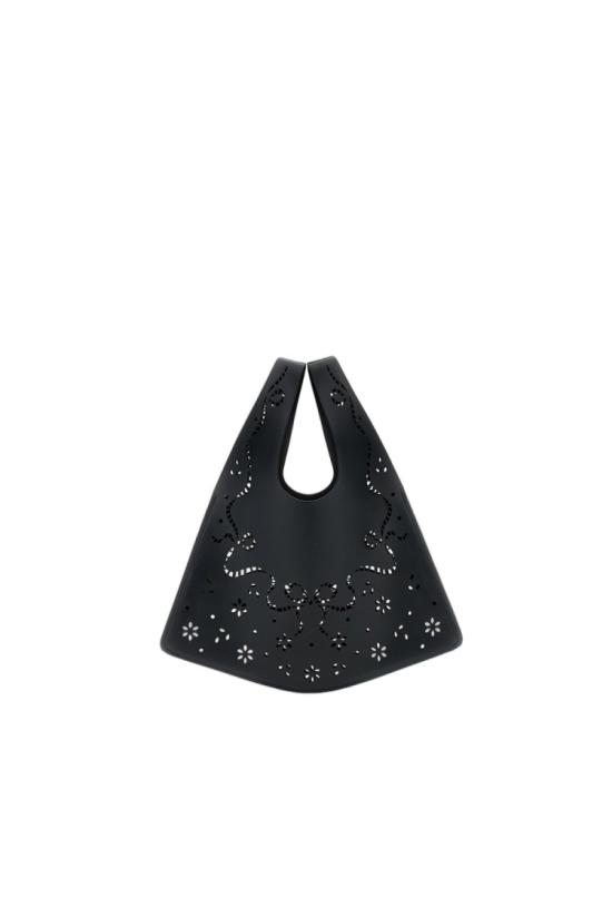 26FW 시몬로샤 미니 레이저컷 쇼퍼 백 BAG2260840BLACK - SIMONE ROCHA