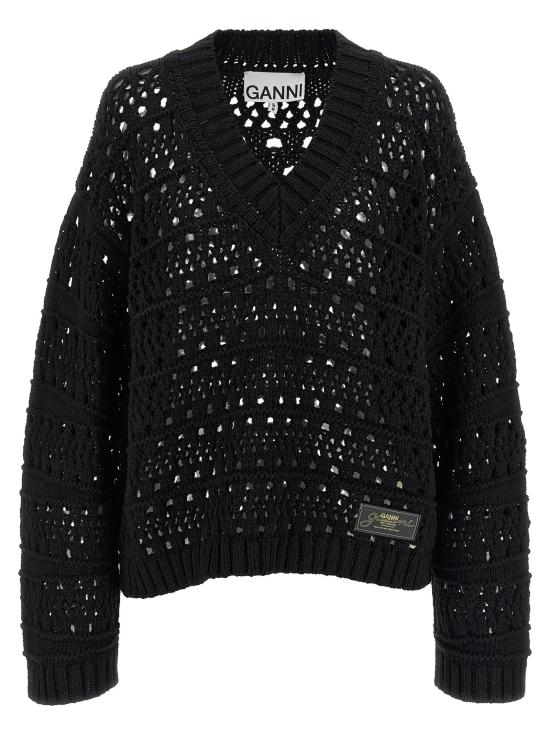  가니 스웨터 LDK2543099 BLACK