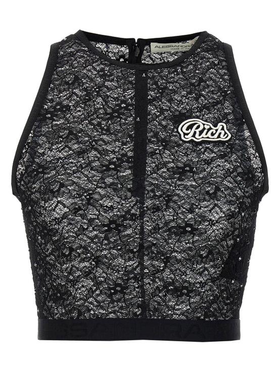  알레산드라리치 민소매 티셔츠 LDFABX3603P42060900 BLACK