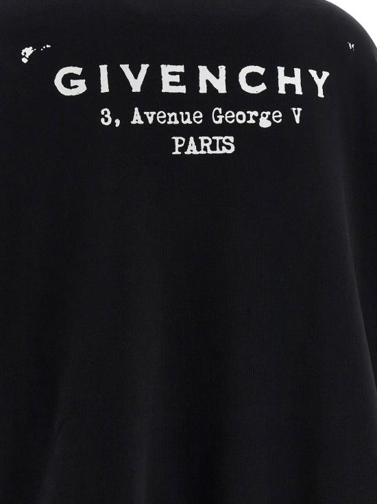  지방시 후드 티셔츠 LDBWJ04TP75N001 BLACK - GIVENCHY