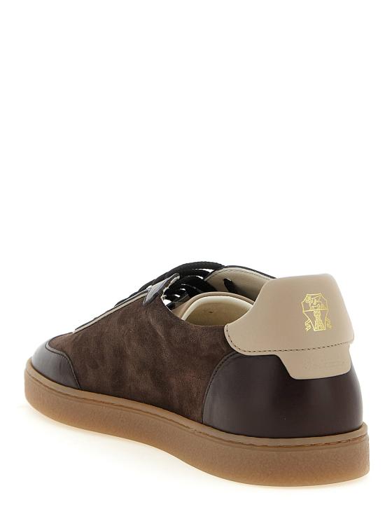  브루넬로 쿠치넬리 스니커즈 LDMZULDGJ336CXY42 BROWN - BRUNELLO CUCINELLI