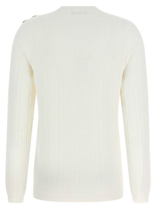  발망 스웨터 LDFF1KD090KI630KA CREAM - BALMAIN