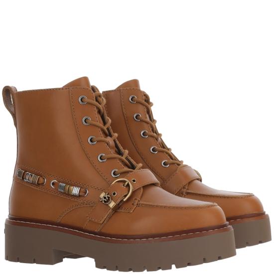 26FW 핑코 부츠 SD0565P001G8U Brown - PINKO